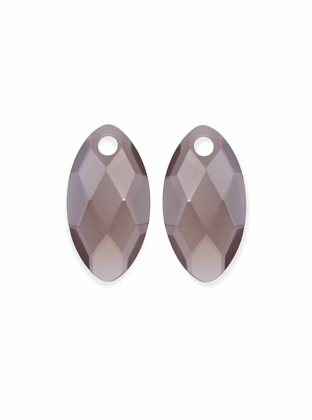 sparkling jewels leaf smokey quartz