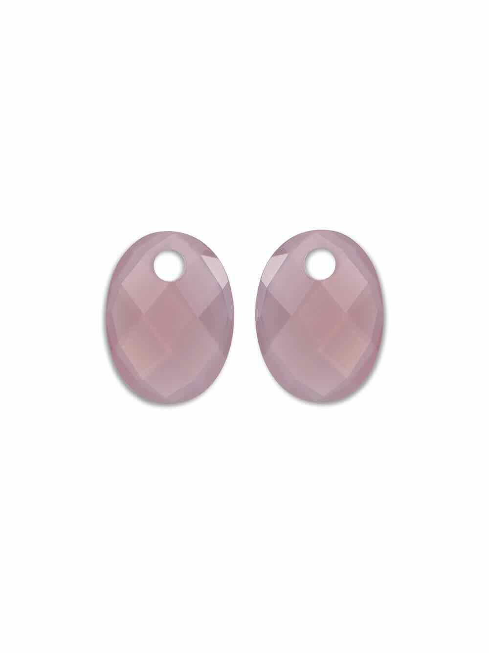 sparkling jewels hangers medium round oval pink opalite