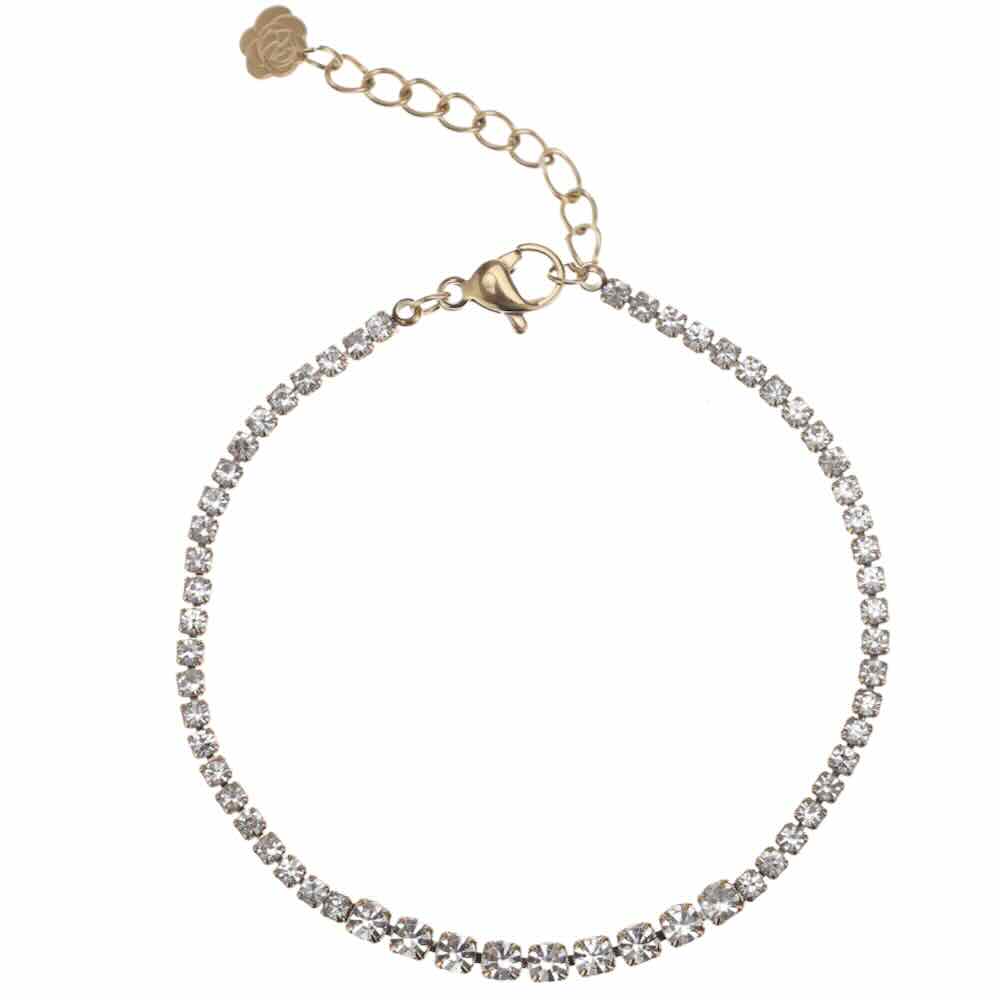 Rose & Camellia armband sparkle glam