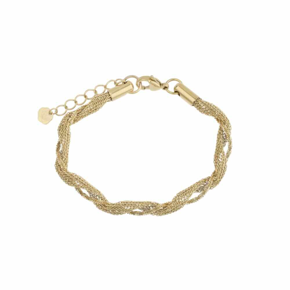 Rose & Camellia armband thic twist