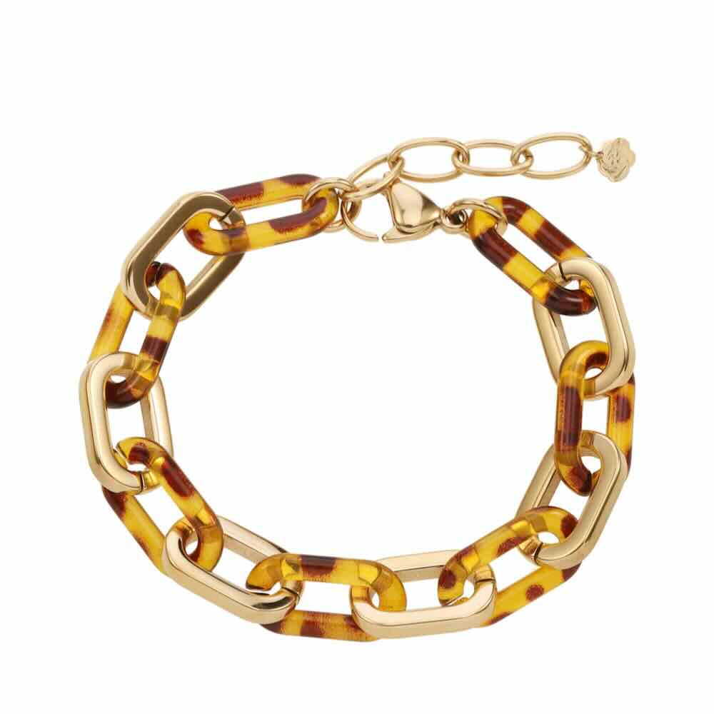Rose & Camellia armband tint of brown