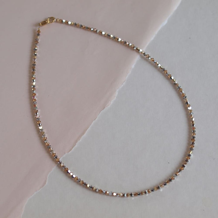 widaro ketting bicolor pearls and crystal (kies je ketting)