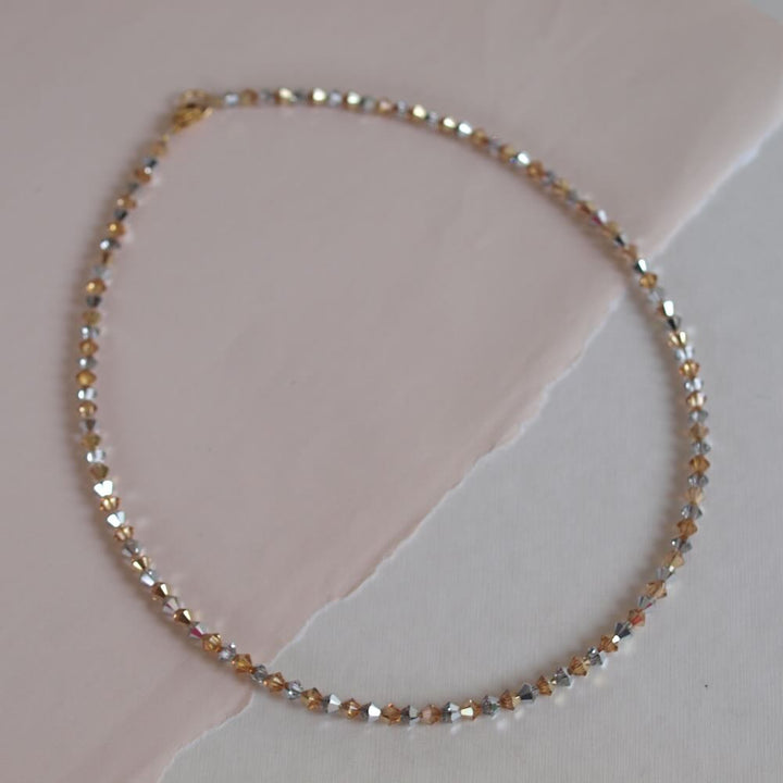 widaro ketting bicolor pearls and crystal (kies je ketting)