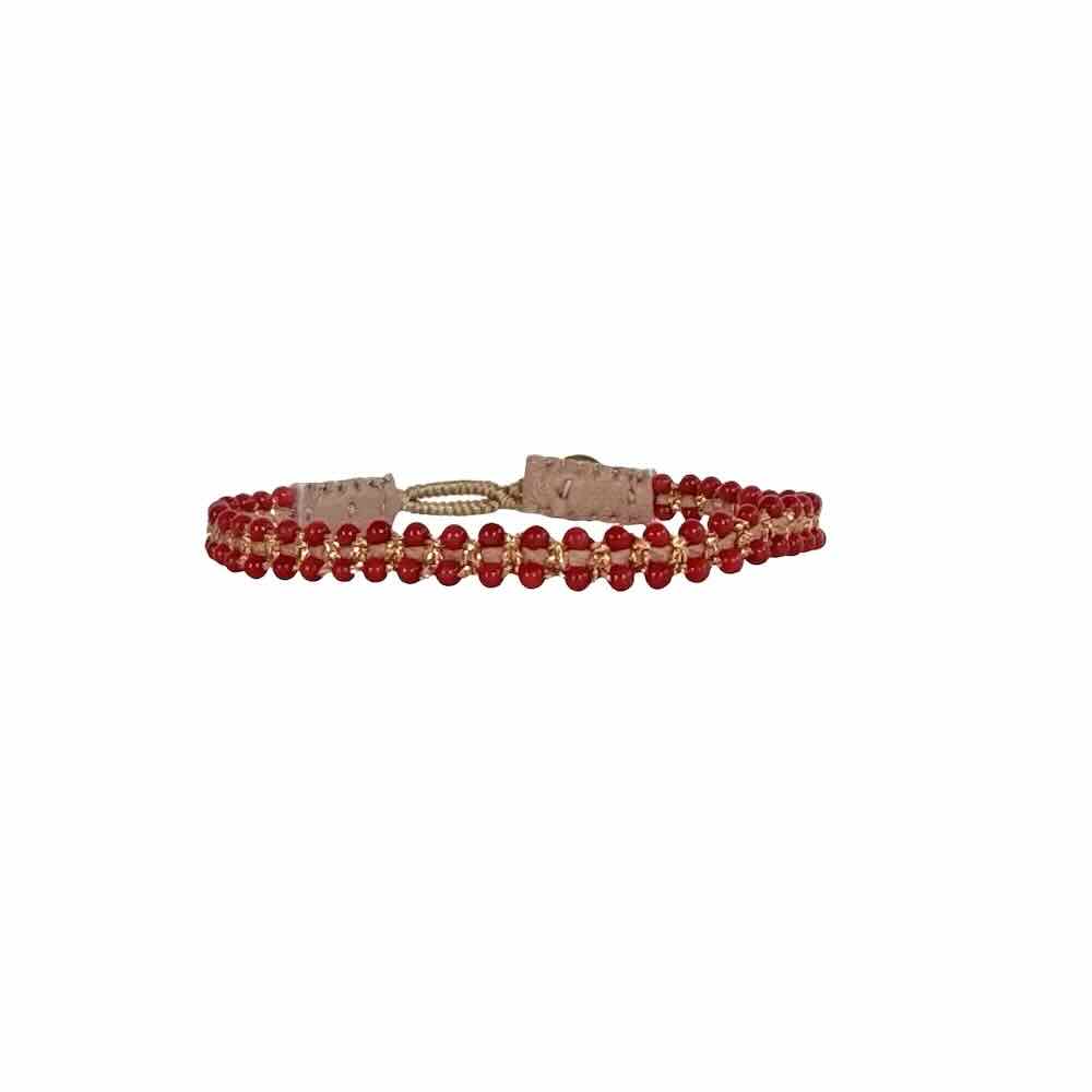 ibu jewels armband cap pure red jade