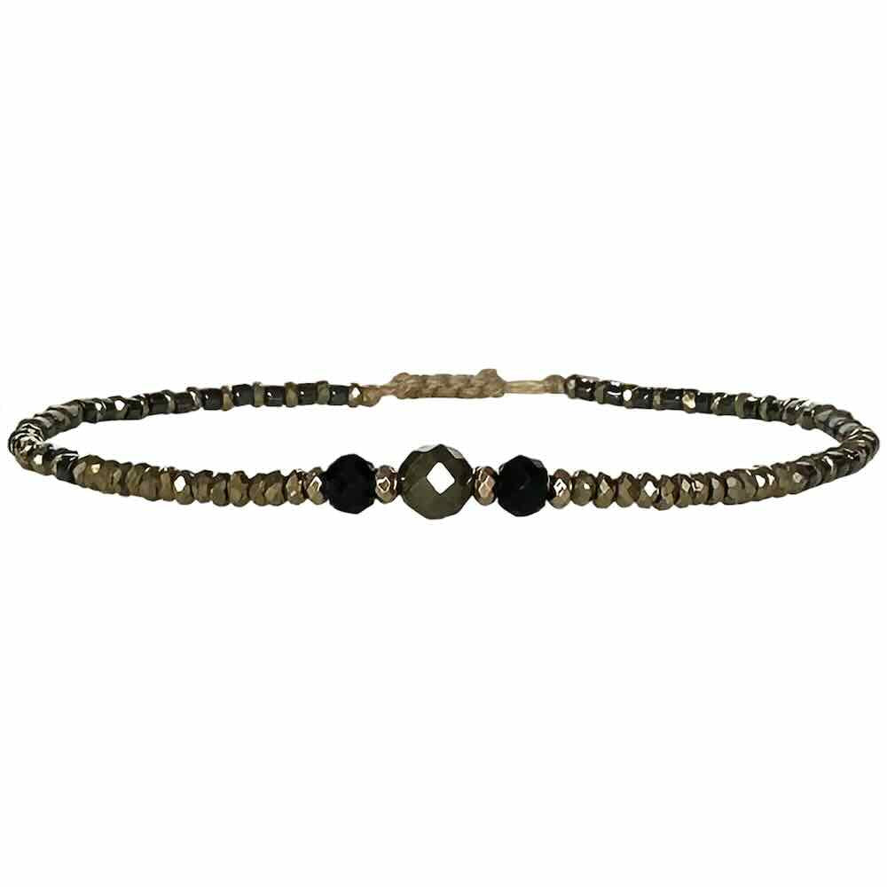 leju armband luxe grey black