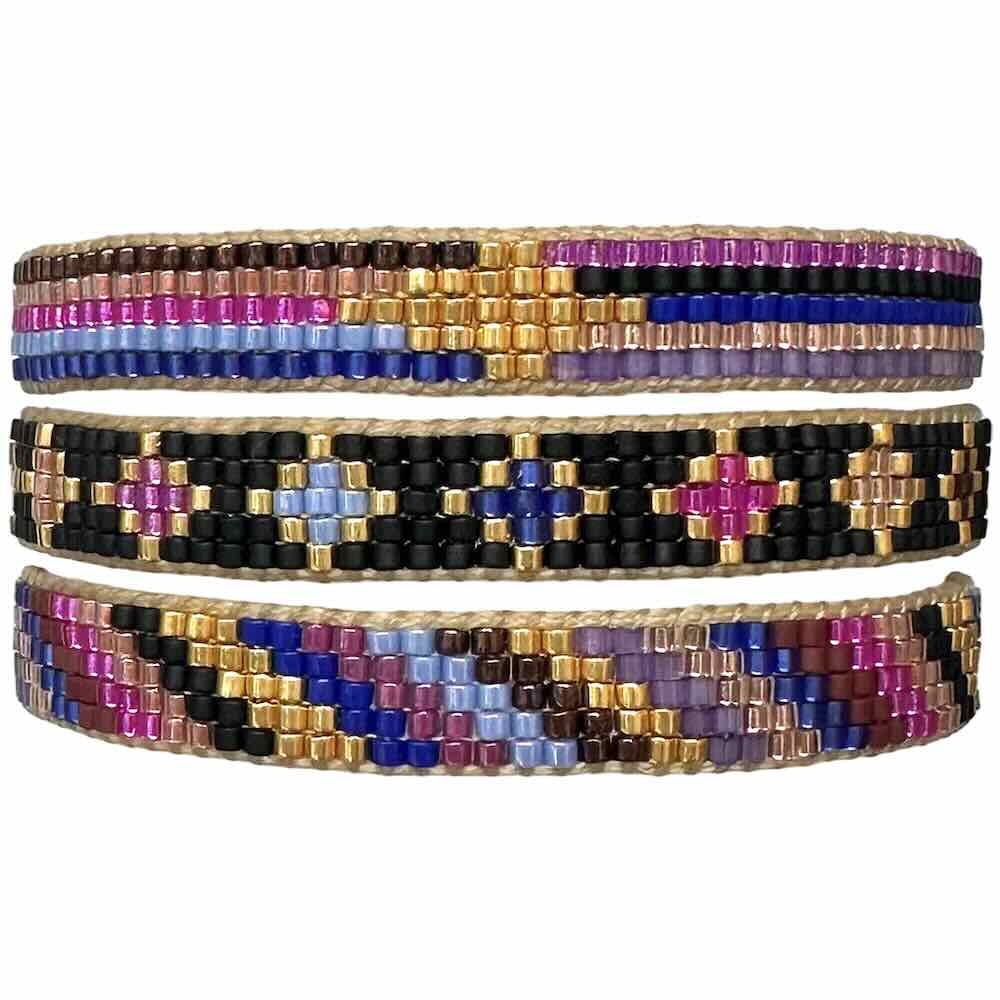 leju armband purple blue big (kies je soort)
