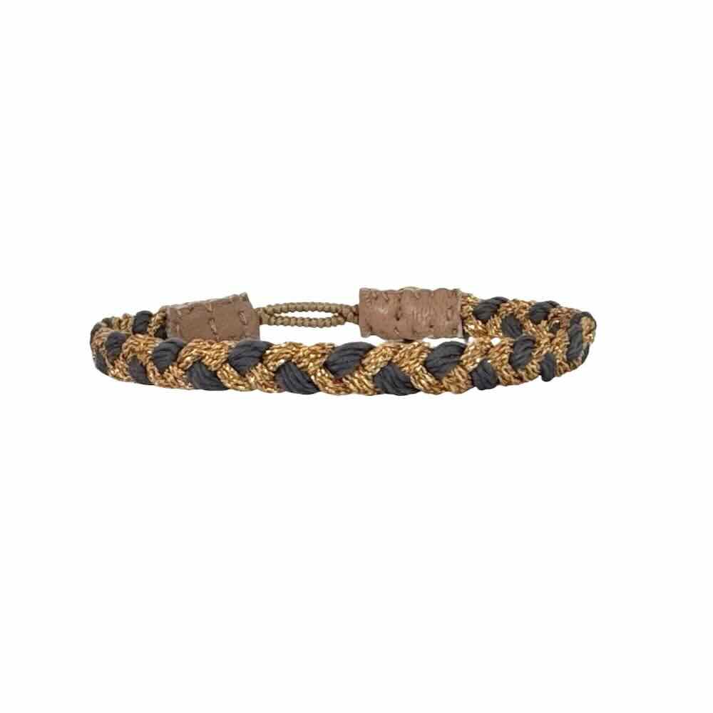 ibu jewels armband cap maya gunmetal