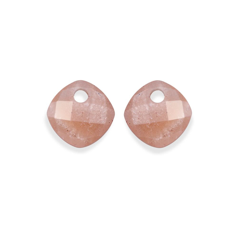 sparkling jewels hangers cushion cut sunstone