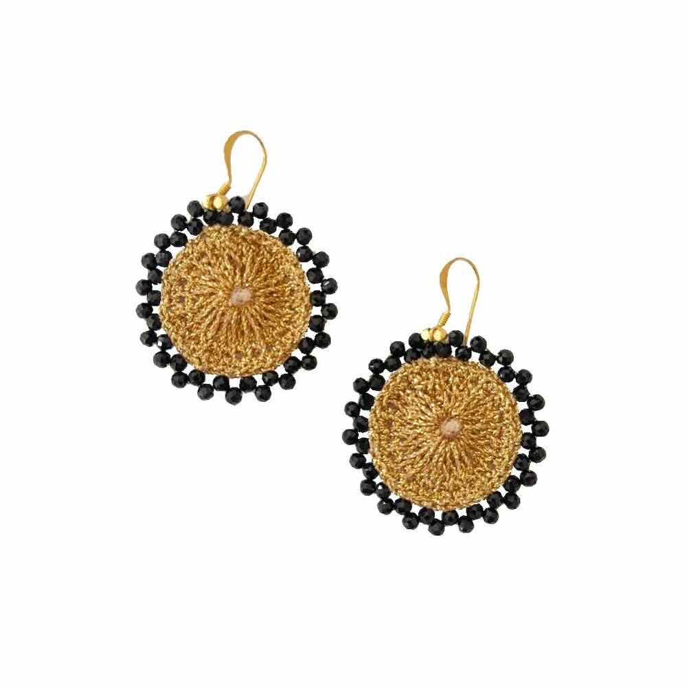 ibu jewels oorbellen sol onyx