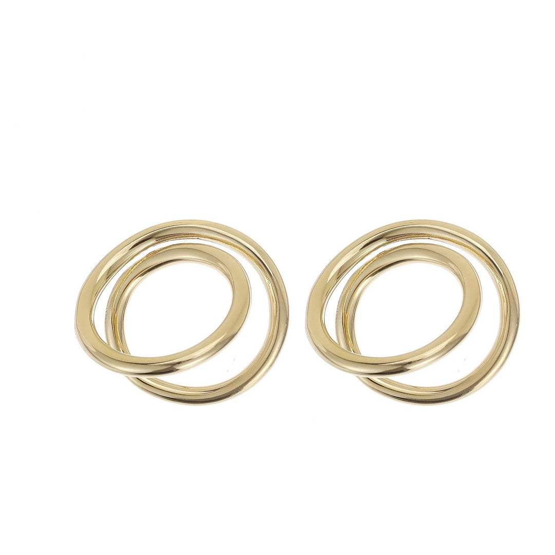 Rose & Camellia oorbellen round twist