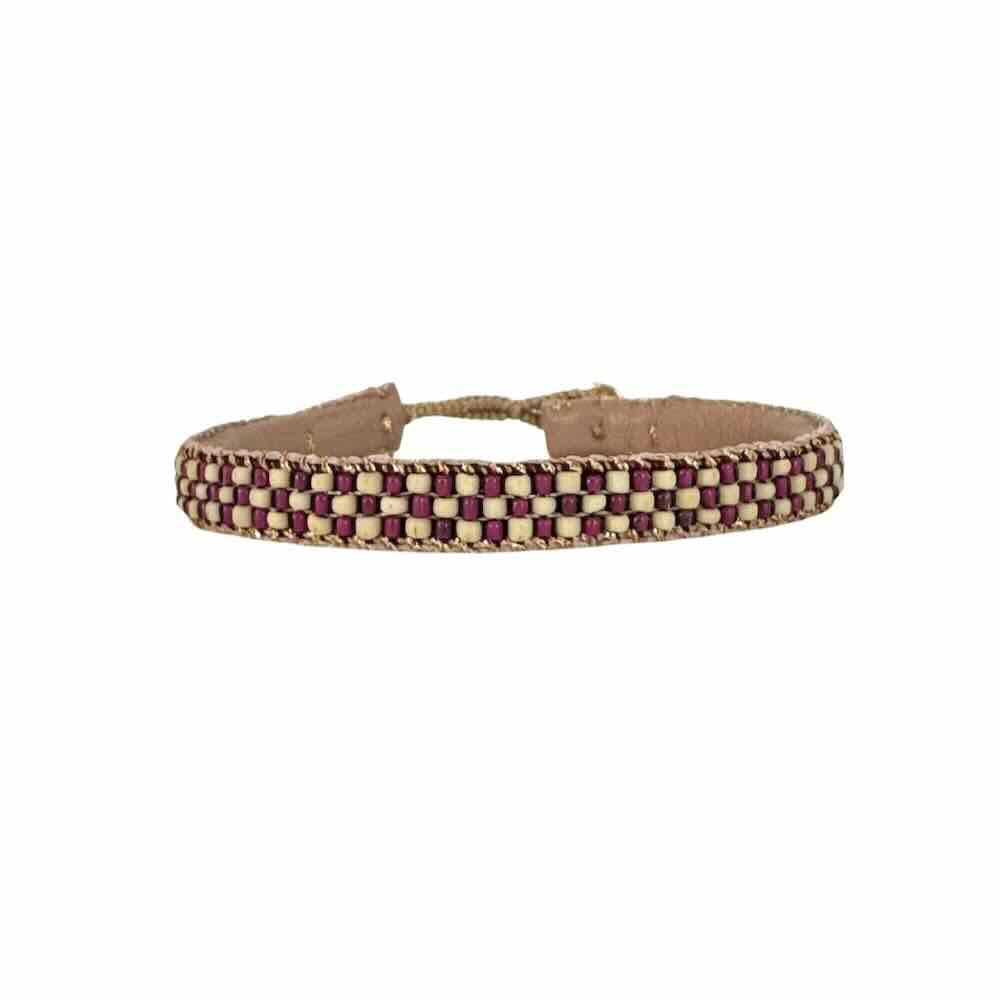 ibu jewels armband raindrop maroon