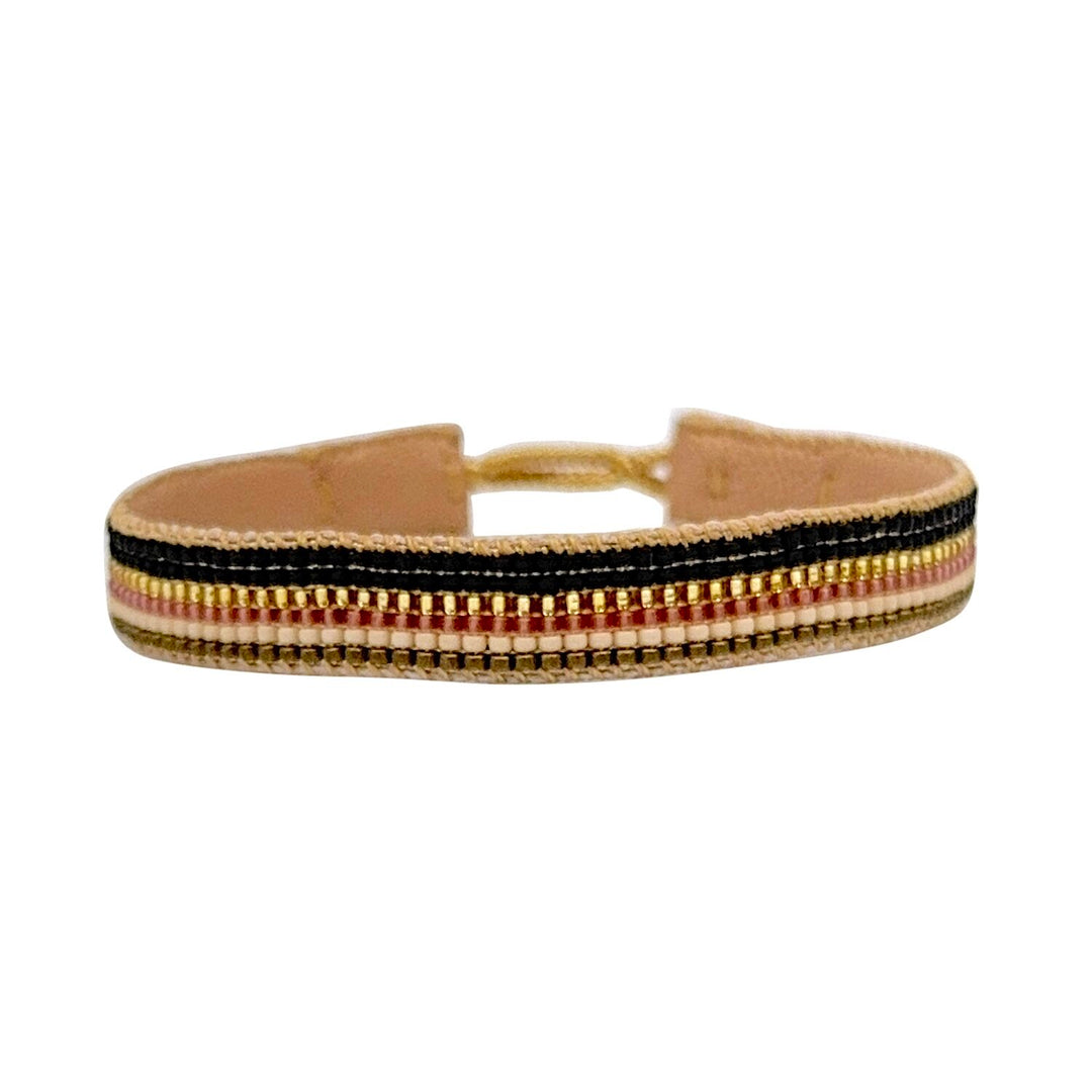ibu jewels armband half cuff mix black