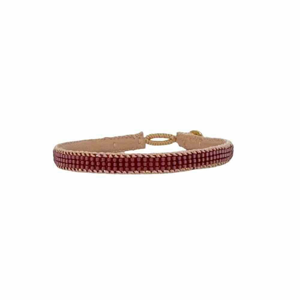 ibu jewels armband pasha maroon