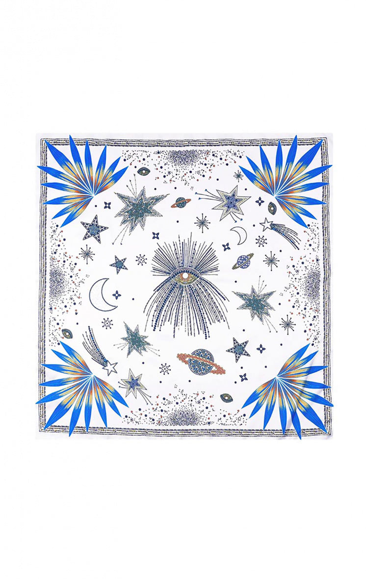 Wild Paris sjaal Comete white middle