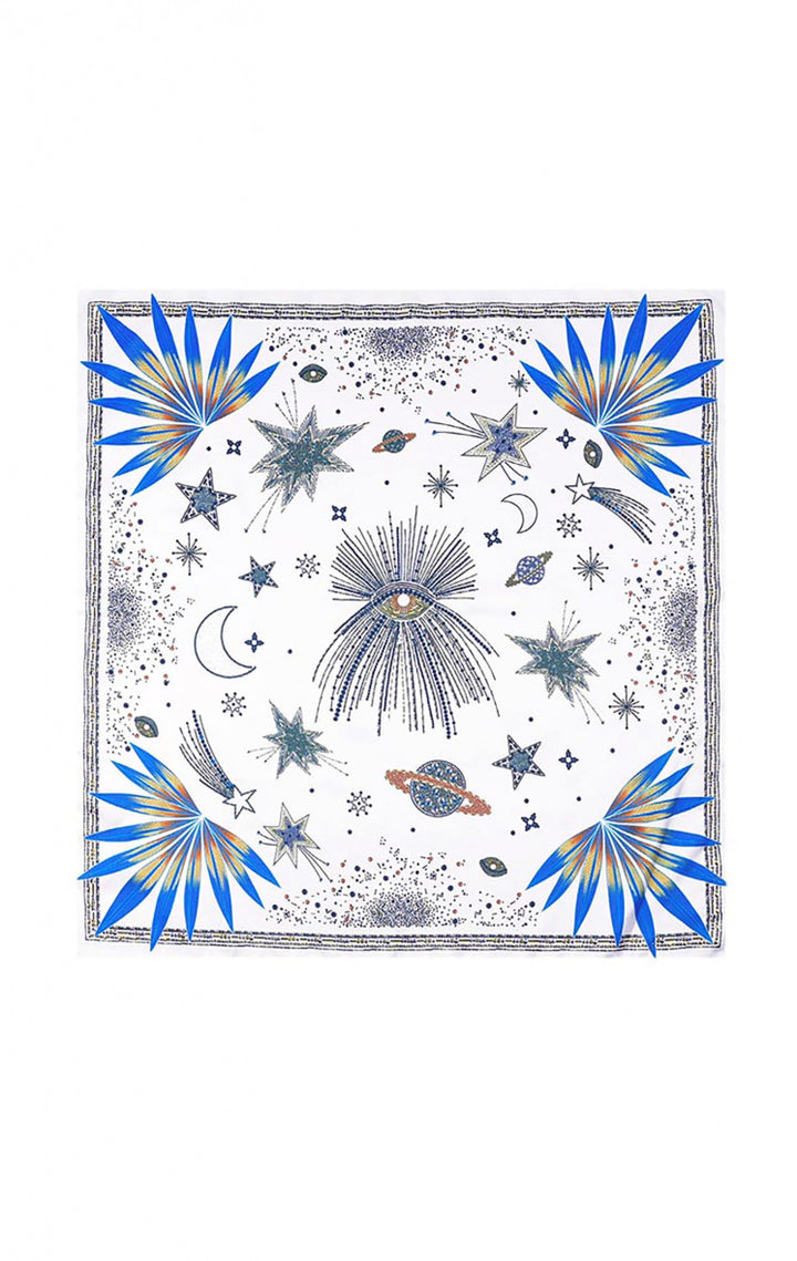 Wild Paris sjaal Comete white middle