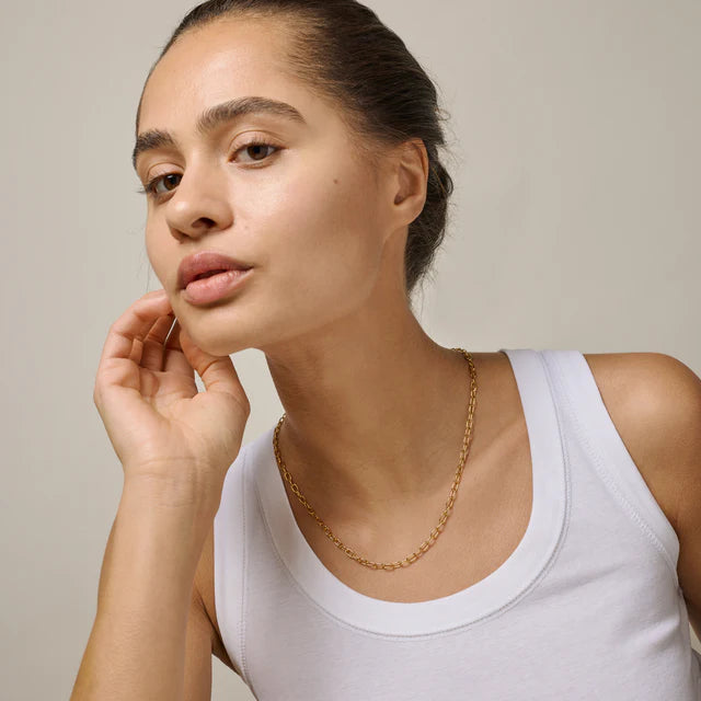 Enamel ketting medium charm