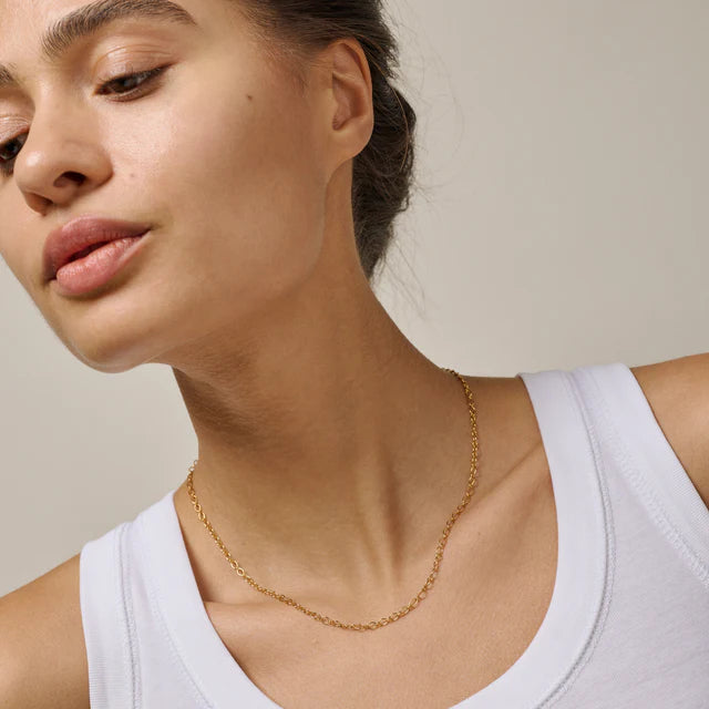 Enamel ketting simple charm