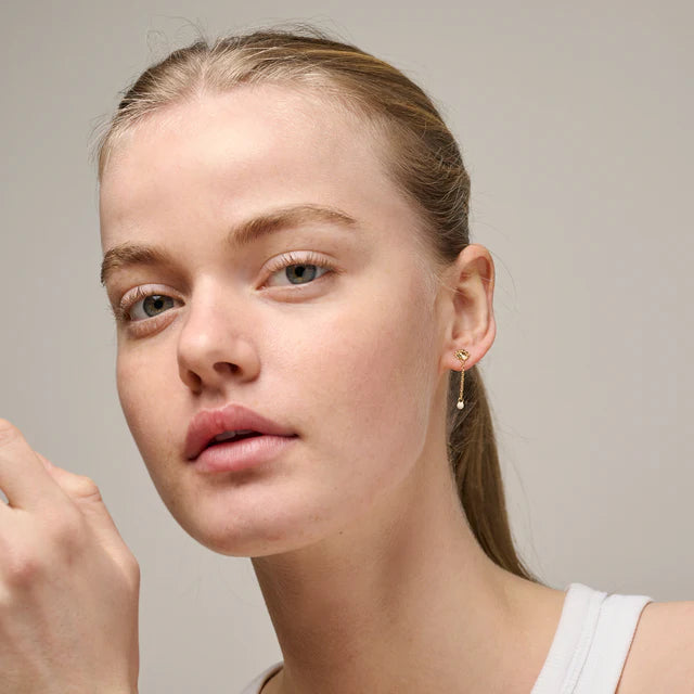 Enamel oorbellen sunshine drop