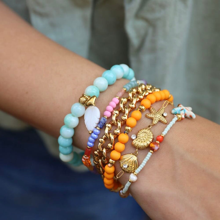 widaro ketting/armband  beachy mint