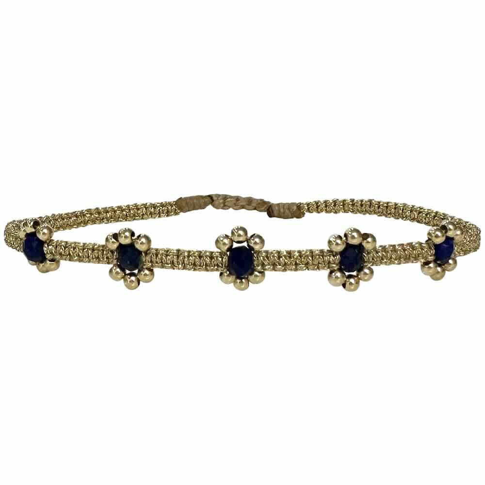 leju armband lilac blauw