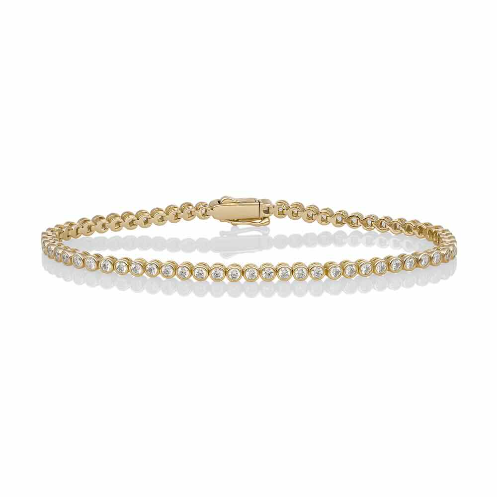 sparkling jewels armband tennis round white