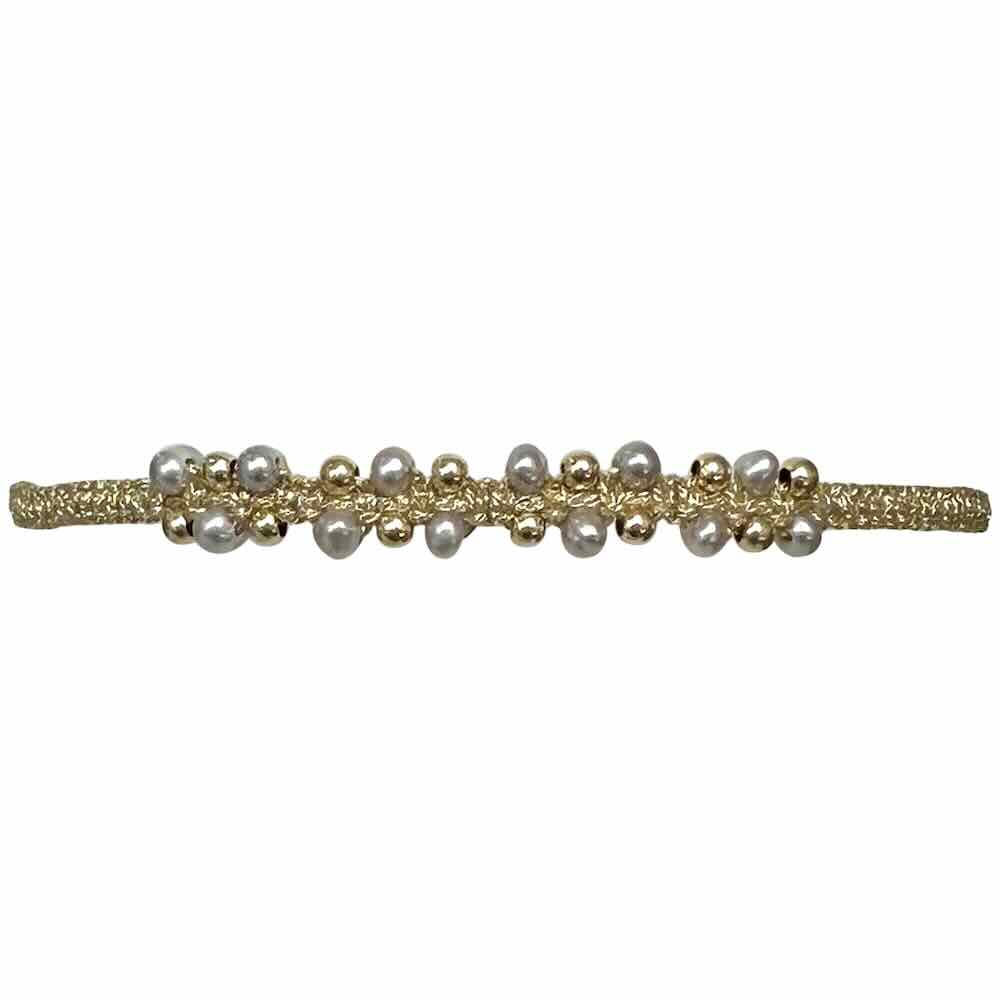 leju armband nora grey pearl