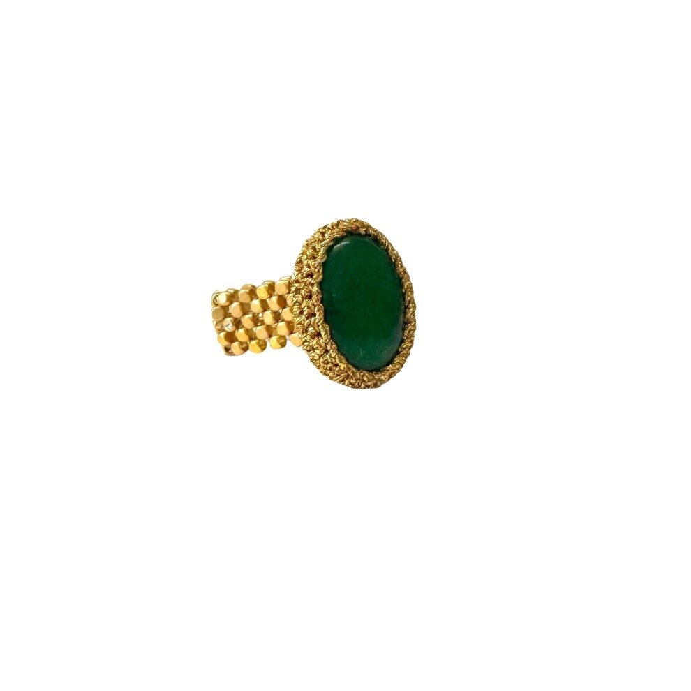 ibu jewels ring jules green jade