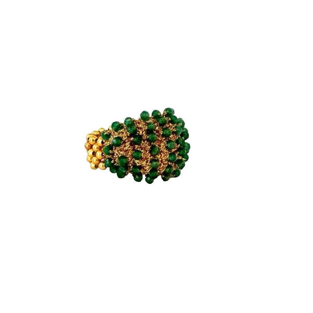ibu jewels ring dolly green jade