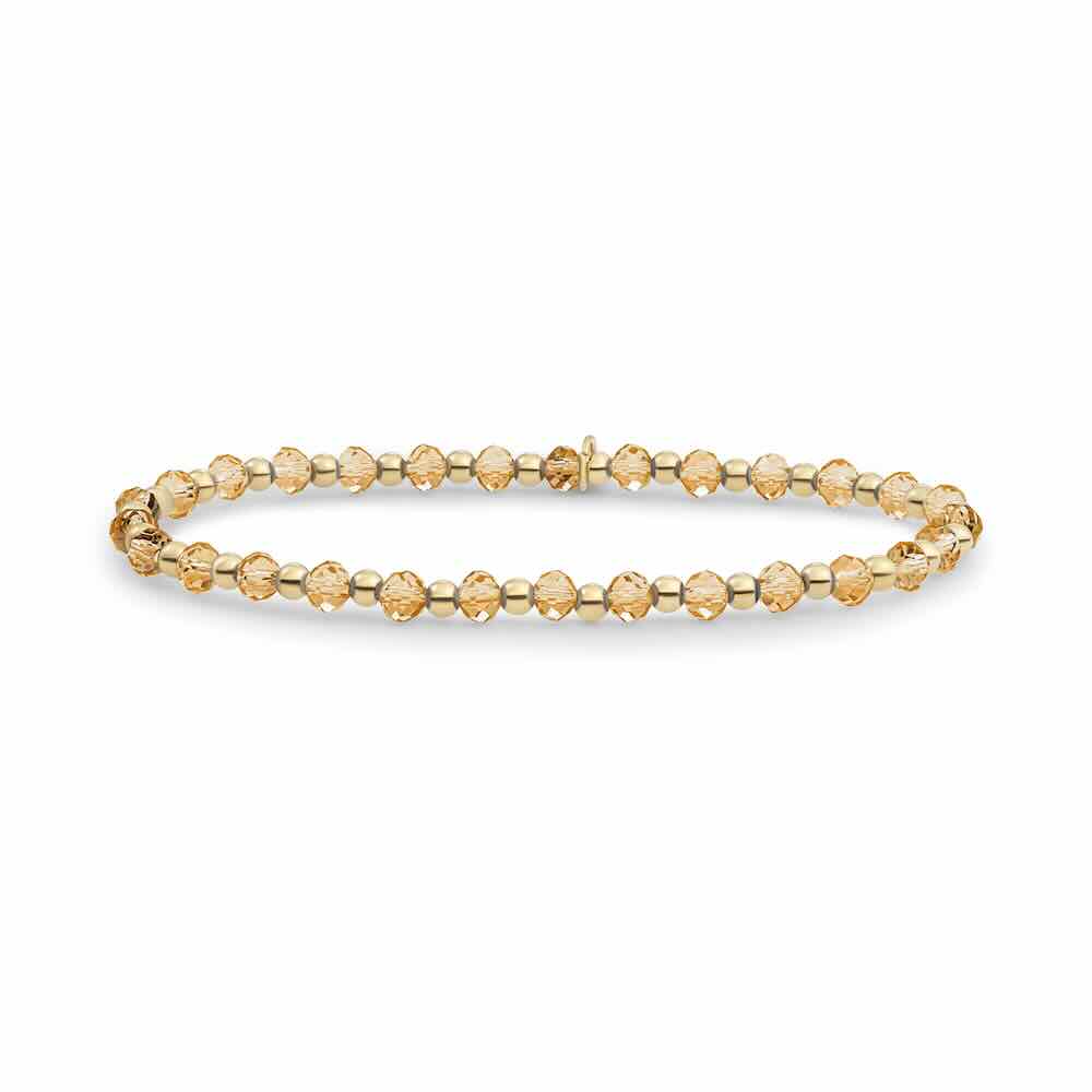 sparkling jewels armband interstellar light gold citrine