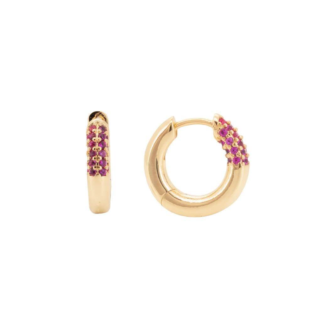 a new day amsterdam accent hoops small pink