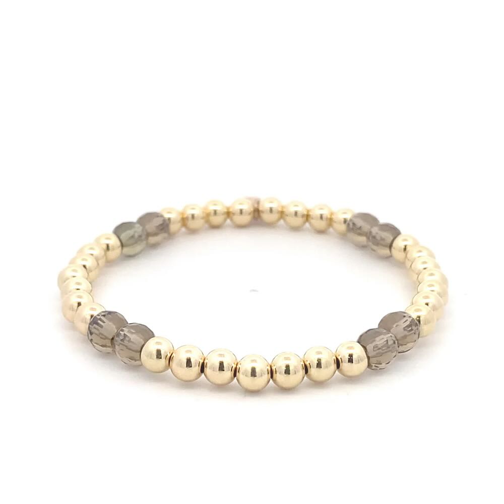 Pscallme armband Angel 4 brown gold coloured