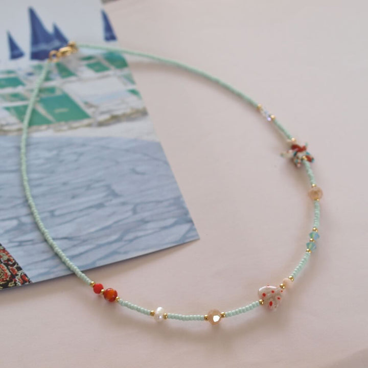 widaro ketting/armband  beachy mint