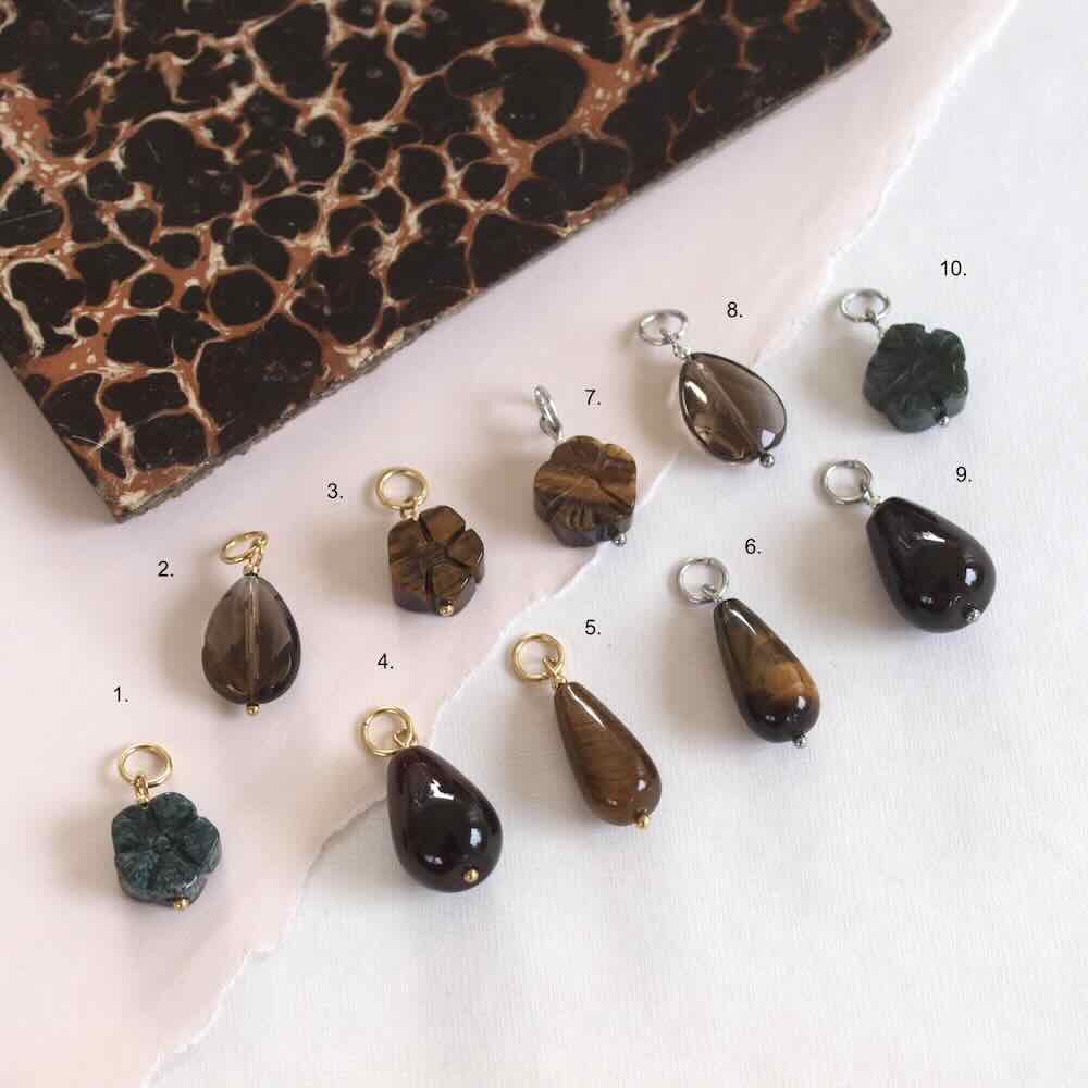 bedels brown drop stones (kies je soort)