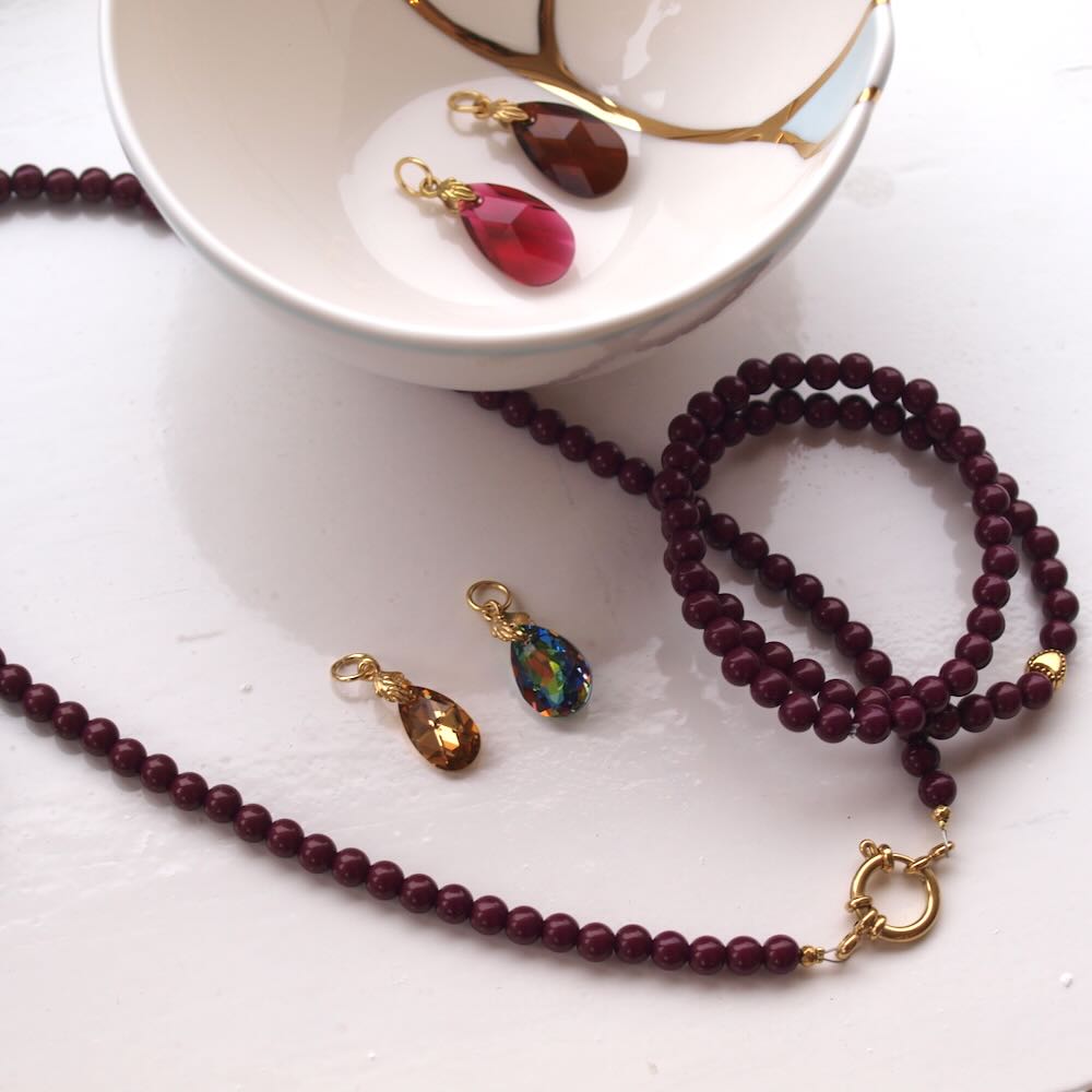 widaro bedel ruby or brown drop (kies je kleur)