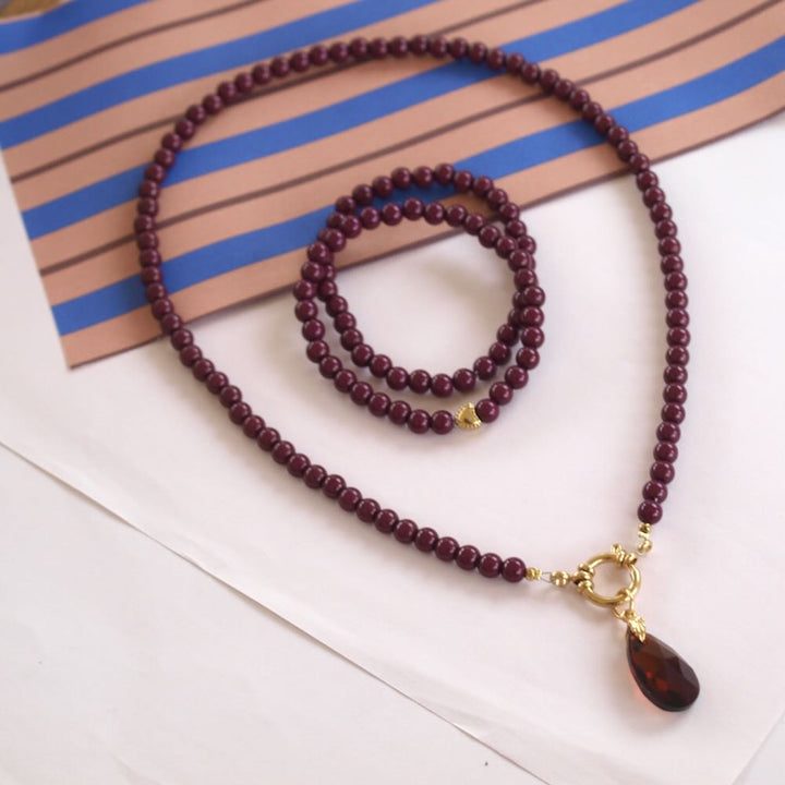 widaro bedel ruby or brown drop (kies je kleur)