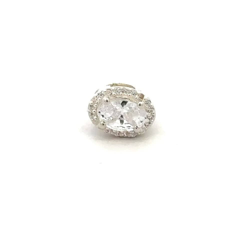 Pscallme Charm click clear silver