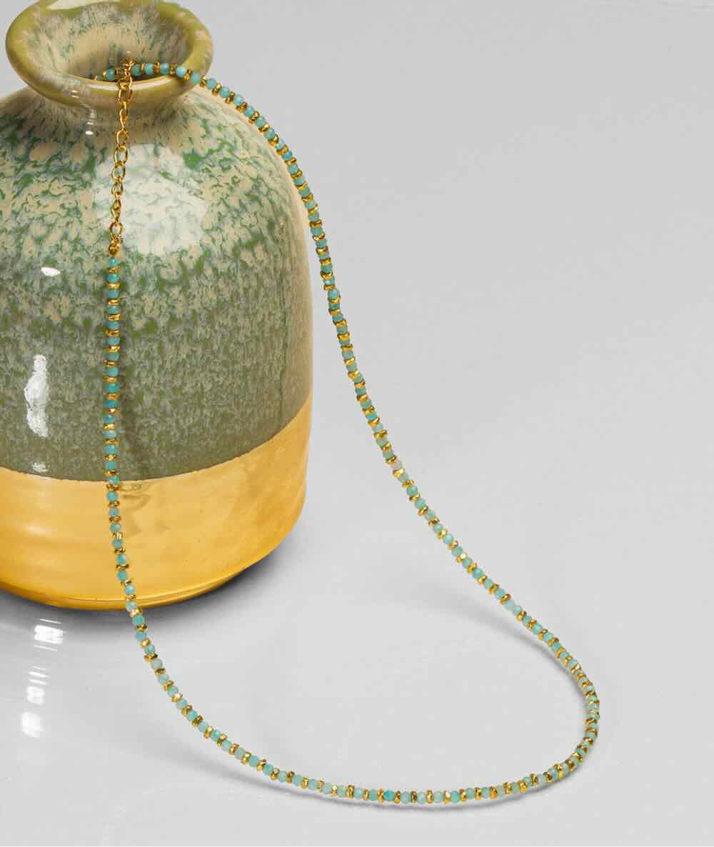 une a une ketting jaipur amazonite