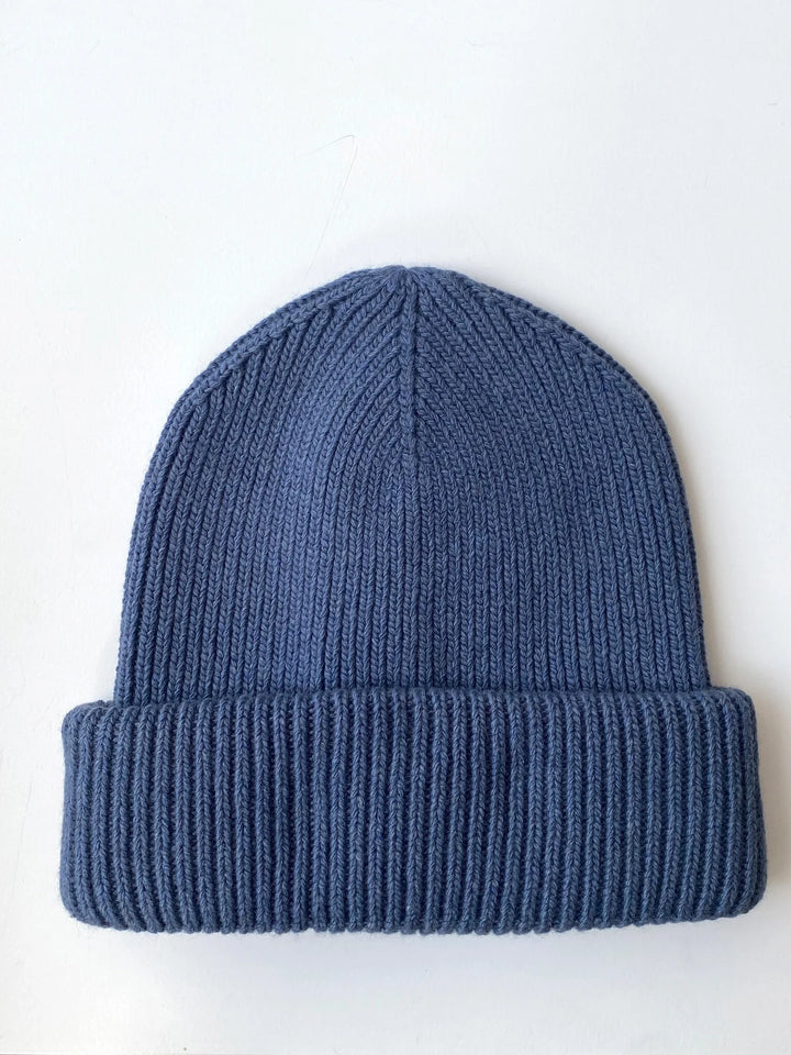 sjaalmania beanie steel blue
