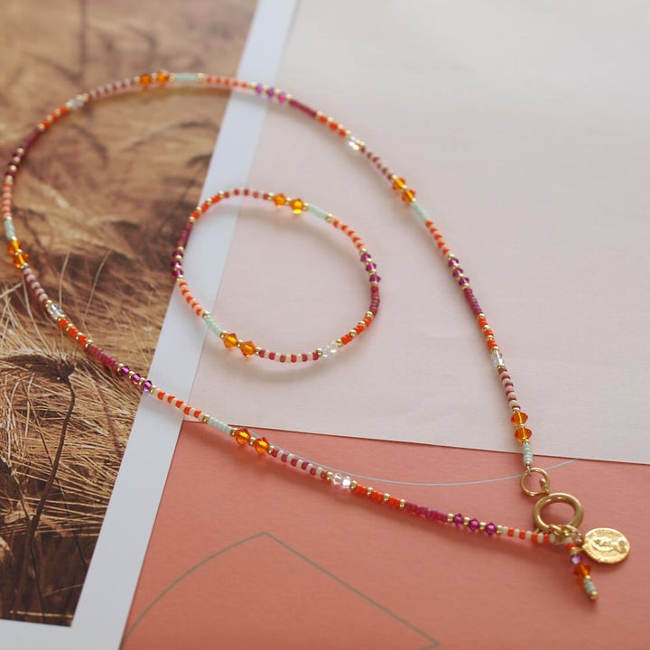 widaro halflange ketting mix orange
