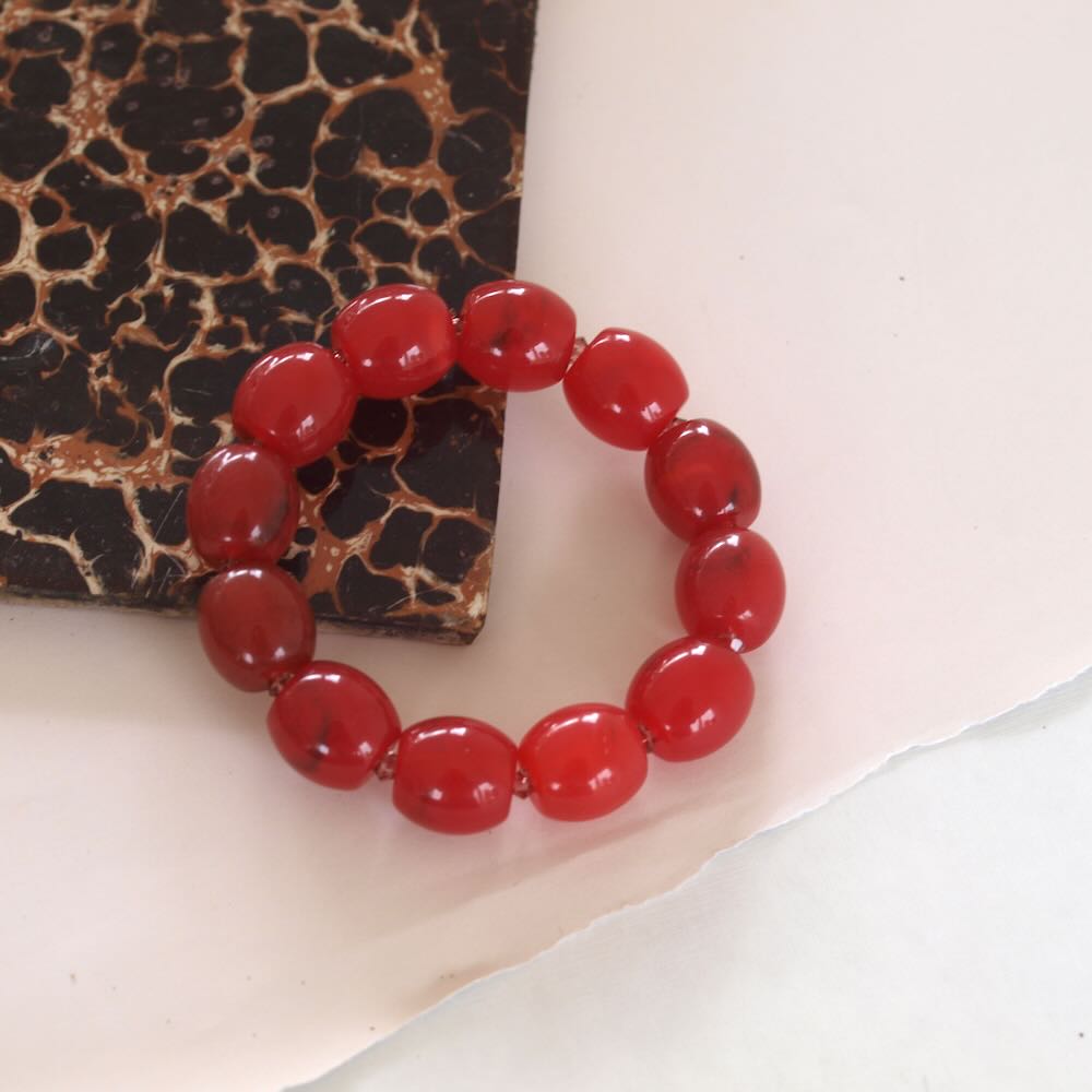 widaro set oval marmer red