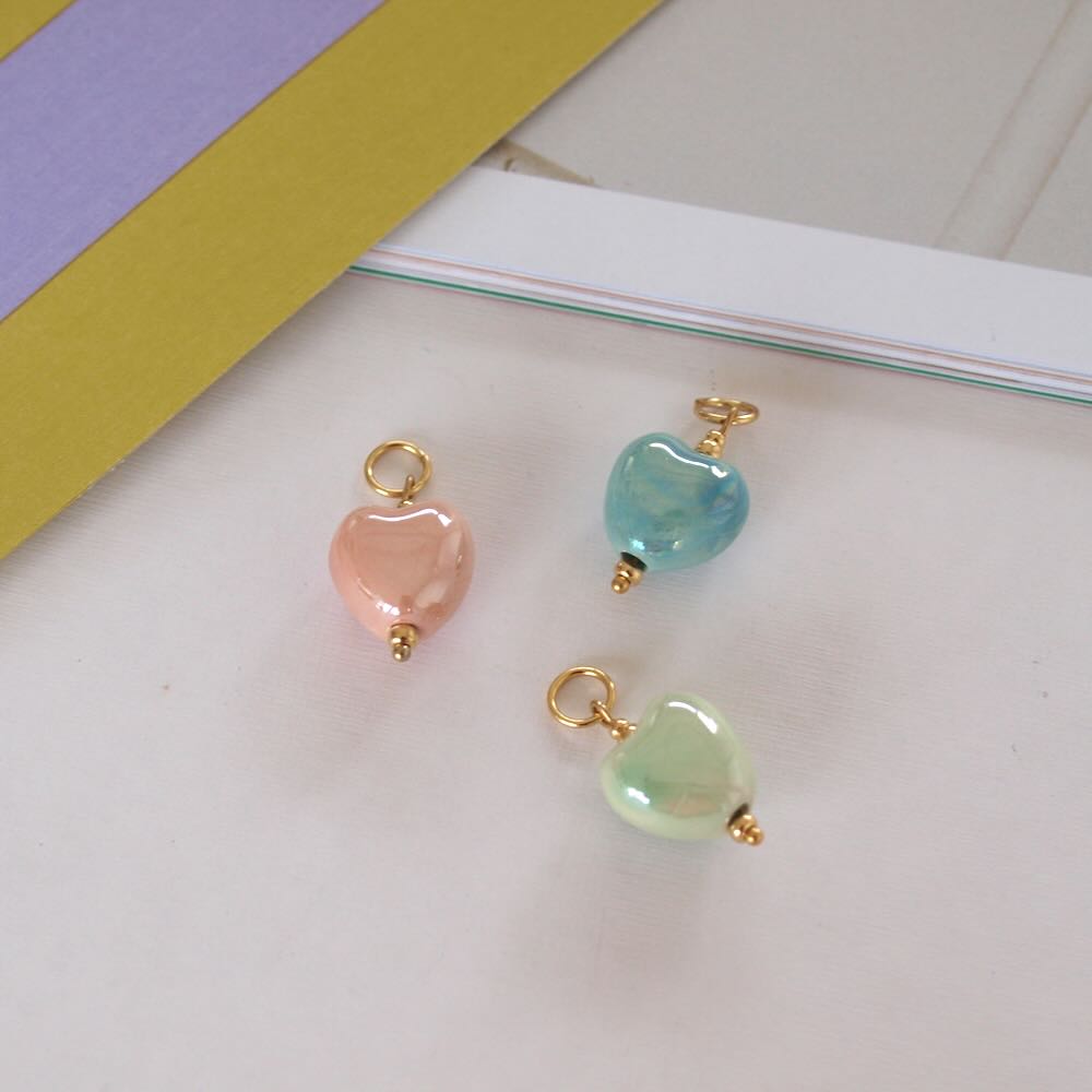 bedels pastel hearts (kies je kleur)