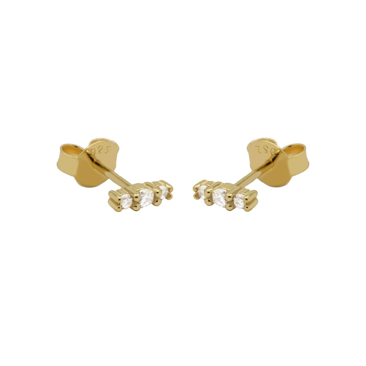 karma oorstekers symbols triple tiny gold