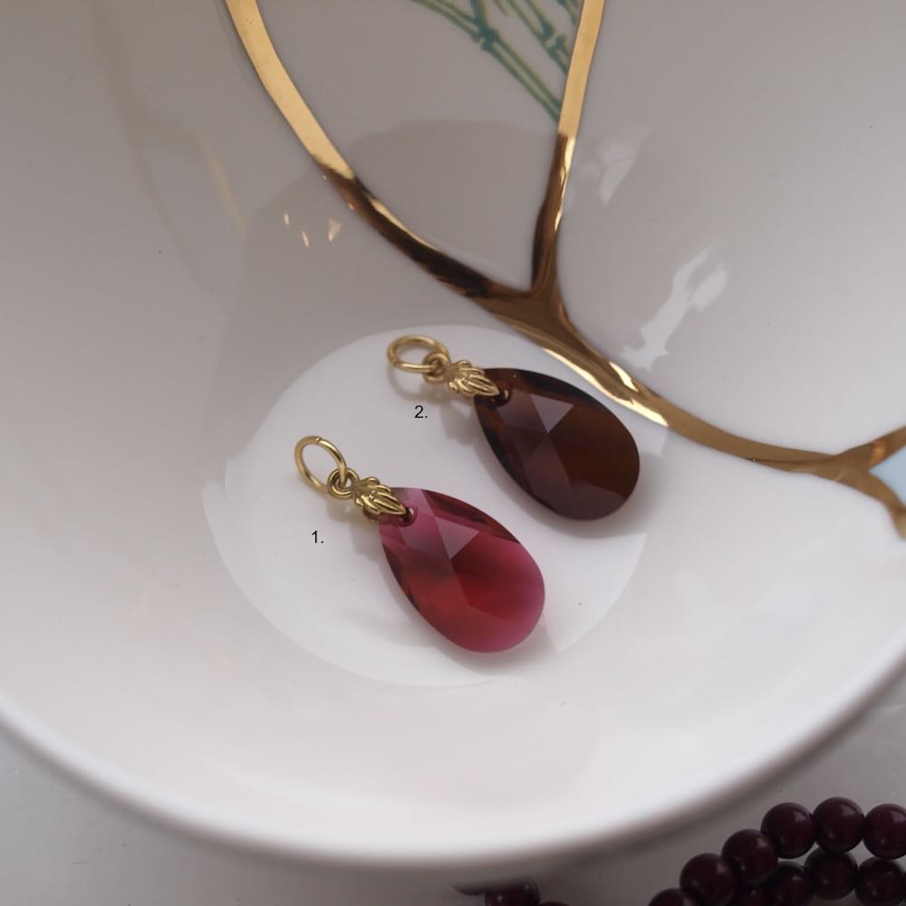 widaro bedel ruby or brown drop (kies je kleur)