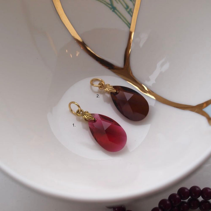 widaro bedel ruby or brown drop (kies je kleur)