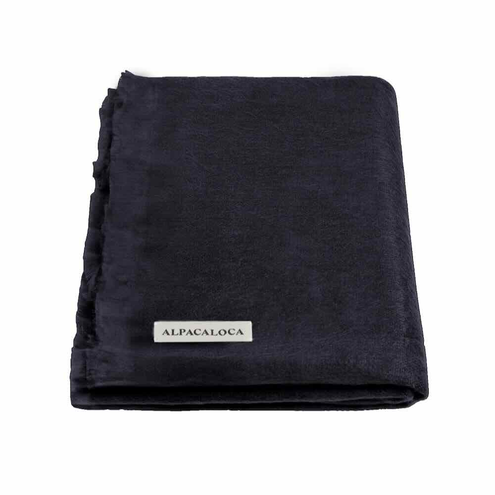alpaca loca sjaal slim royal blue