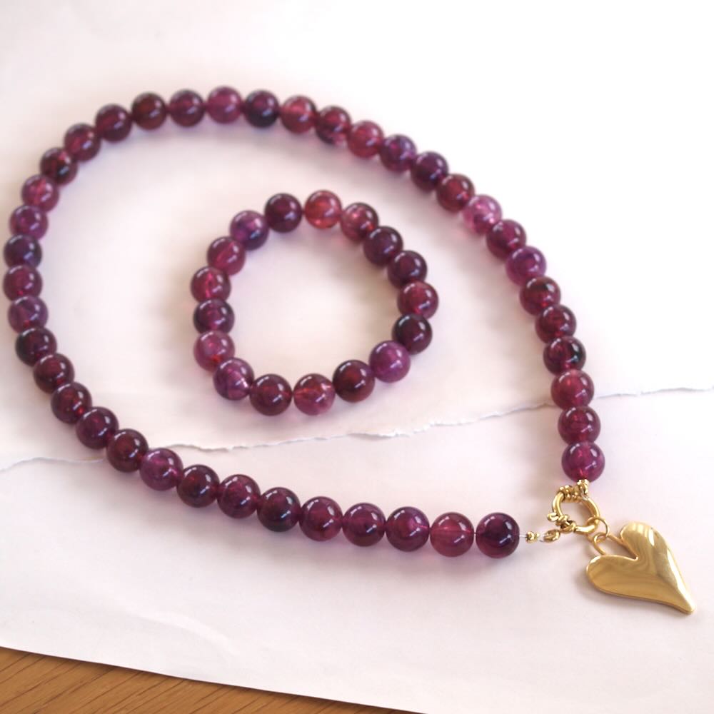 widaro ketting aubergine purple