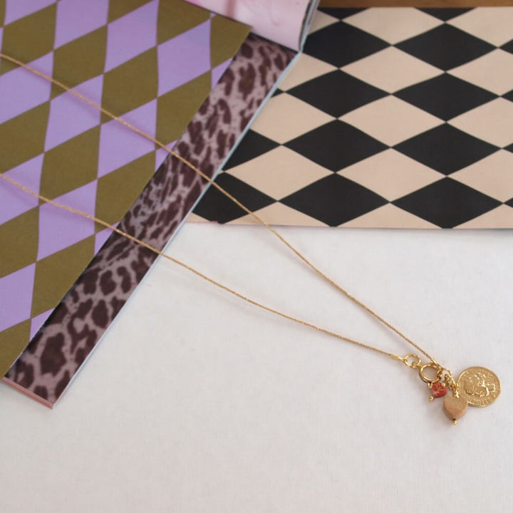 widaro ketting cord winter charms (kies je kleur)