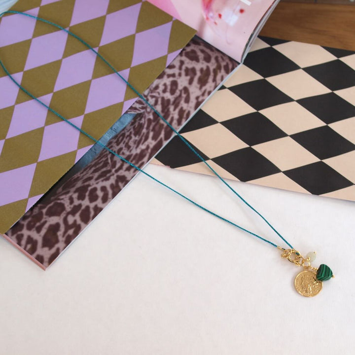 widaro ketting cord winter charms (kies je kleur)