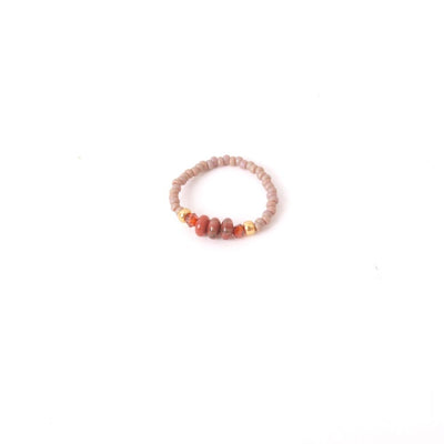 widaro ring peach & stones (kies je ring)