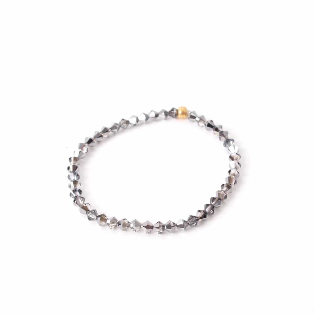 widaro armband kristal antraciet